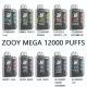 Disposable Zooy Vapes MEGA 12000 Puffs Rechargeable