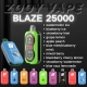 2025 Best Selling Zooy Bar 25000 Puffs BLAZE Vape Wholesale Price