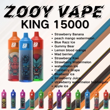 Disposable Zooy Bar Vape Pro KING 15000 Puffs Nederland