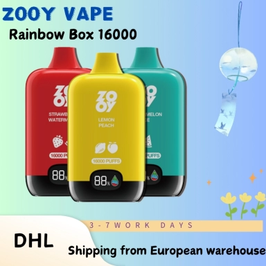 Zooy Bar 16000 Puffs Nederland Rainbow box Vape Pro