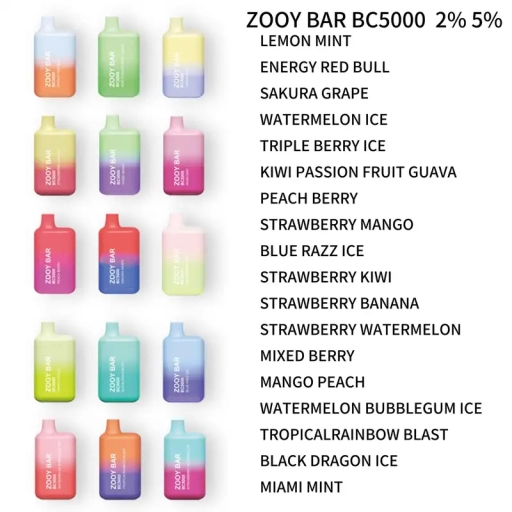 Zooy Vape 5000 Puffs Wholesale Price Oem
