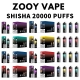 Oem Zooy Vape 20000 Puffs SHISHA Juice Flavors