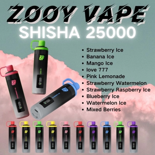 Zooy Disposable Vapes SHISHA 25000 Puffs Price