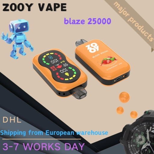 Disposable Zooy Bar 25000 Puffs blaze Vape Wholesale Price Rechargeable