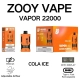 Zooy Bar Vape 22000 Puffs VAPOR