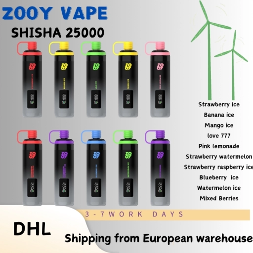 Zooy shisha Vapes 25000 Puffs Recharge