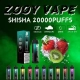 Zooy 20000 Puffs SHISHA Disposable Vapes Wholesale Rechargeable