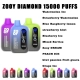 Zooy 15000 Puffs Vape DIAMOND Wholesale Price Nicotine