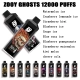 Zooy Bar Vapes 12000 Puffs ghosts Recharge