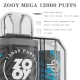Good Price Disposable Zooy Bar Vape 12000 Puffs MEGA