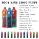 Hot Selling Disposable Zooy Bar 15000 Puffs Vape Wholesale Recharge