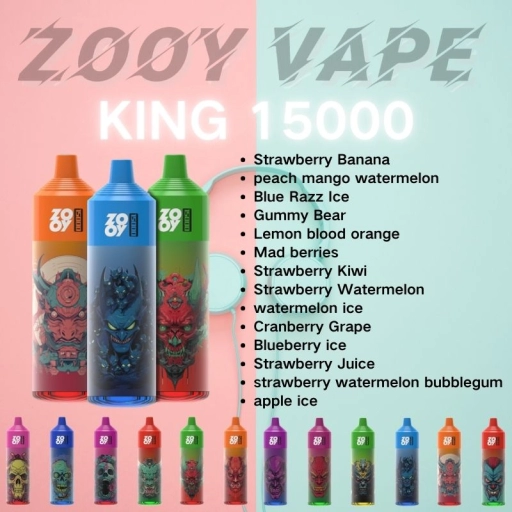 Zooy Vapes 15000 Puffs Flavors