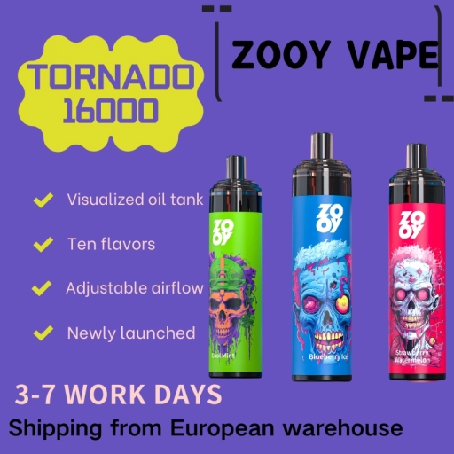 Europe Zooy Tornado 16000 Puffs Vape