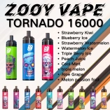 Zooy Bar Tornado 16000 Puffs Nederland Disposable Vape Pro Bar