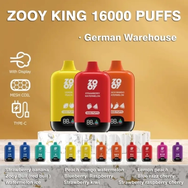 Wholesale Zooy Bar Vape Rainbow box 16000 Puffs