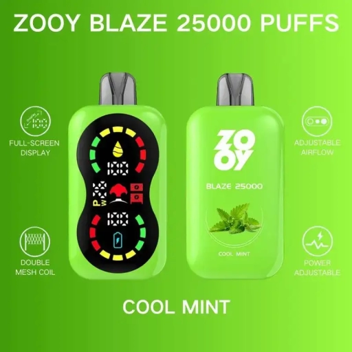 Zooy Bar Disposable Vape 25000 Puffs BLAZE Wholesale Price Rechargeable