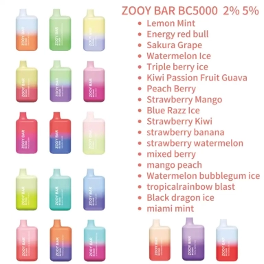 Disposable Zooy Bar BC Vape 5000 Puffs