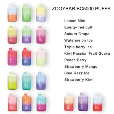 Disposable Zooy Bar 5000 Puffs Vape BC