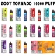 Zooy Tornado 16000 Puffs Disposable Vape Wholesale Price