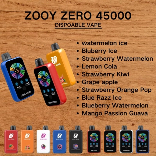Top Selling Disposable Zooy ZERO Vape 45000 Puffs Price