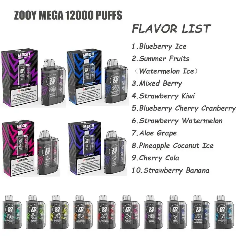 Zooy Bar Vape 12000 Puffs