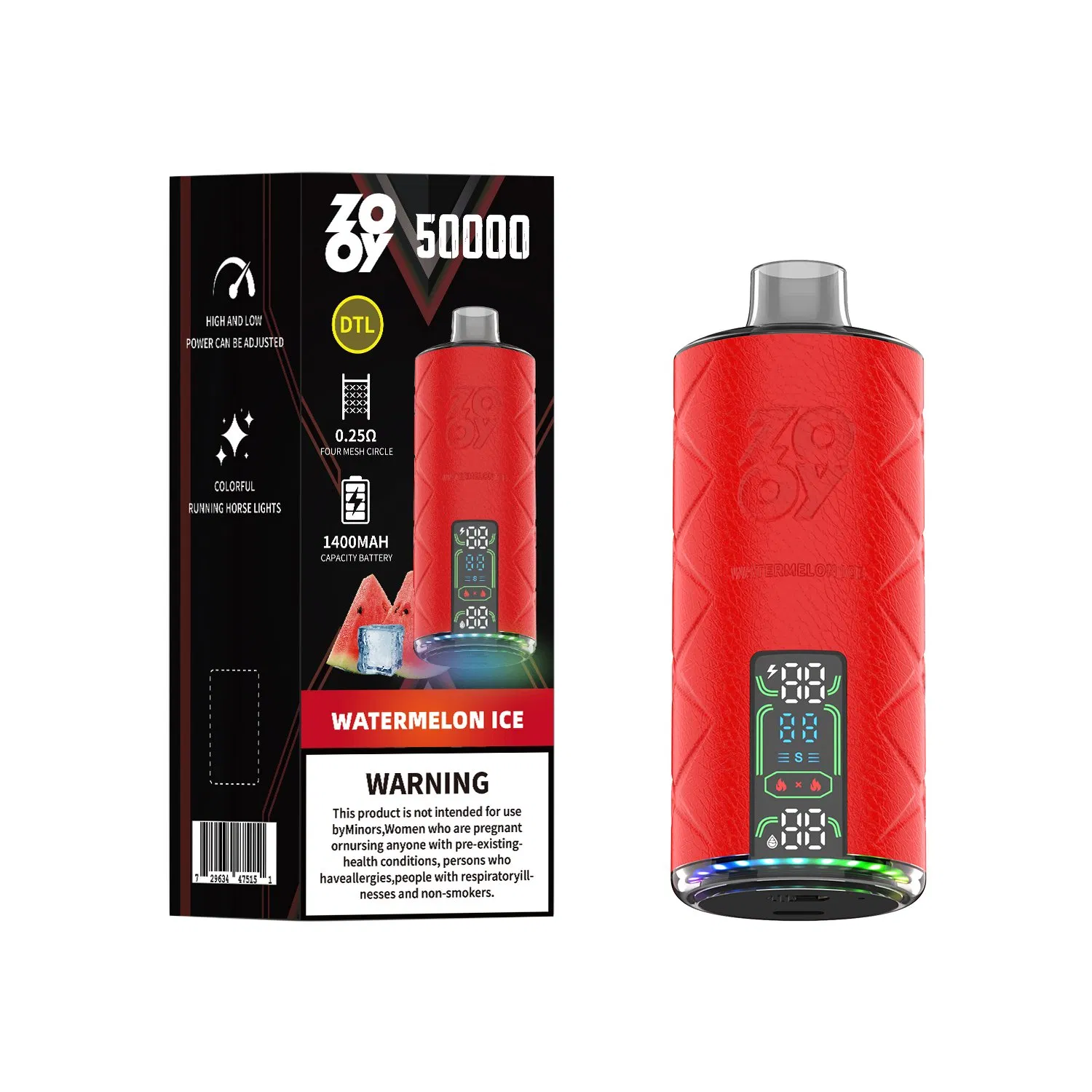Wholesale Zooy Disposable Vape Pro Bar 50000 Puffs Nederland E-cigarettes
