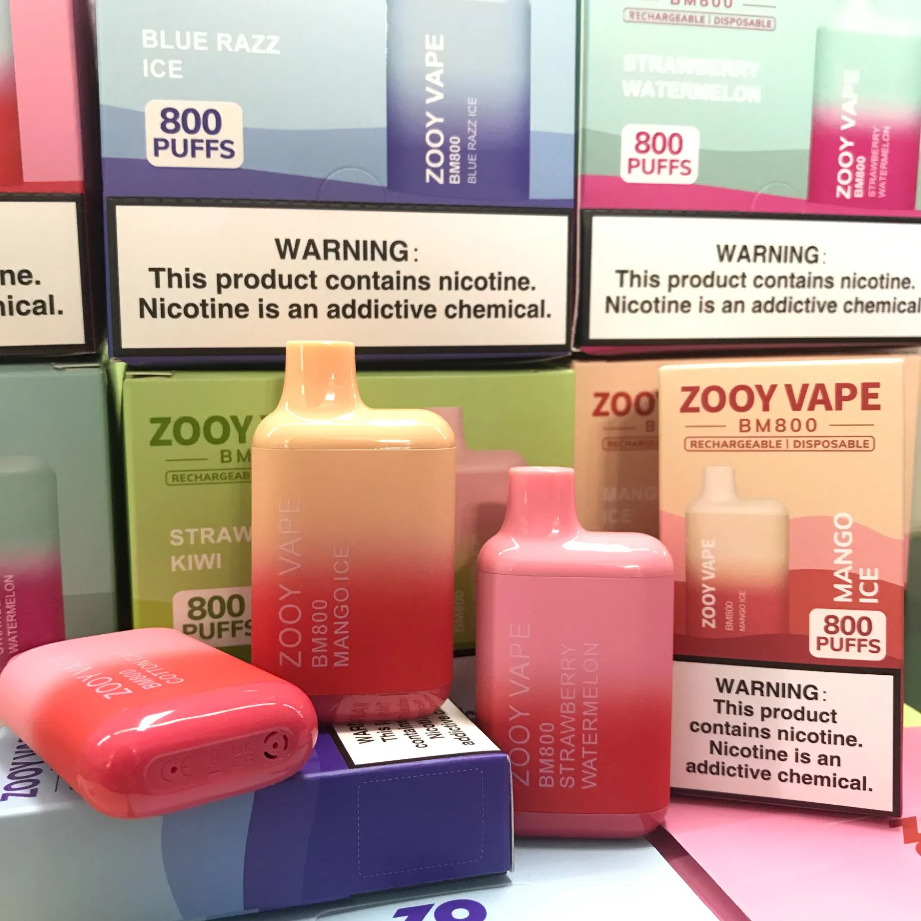 Zooy LARGE Puffs Nederland 800 Vape Pro