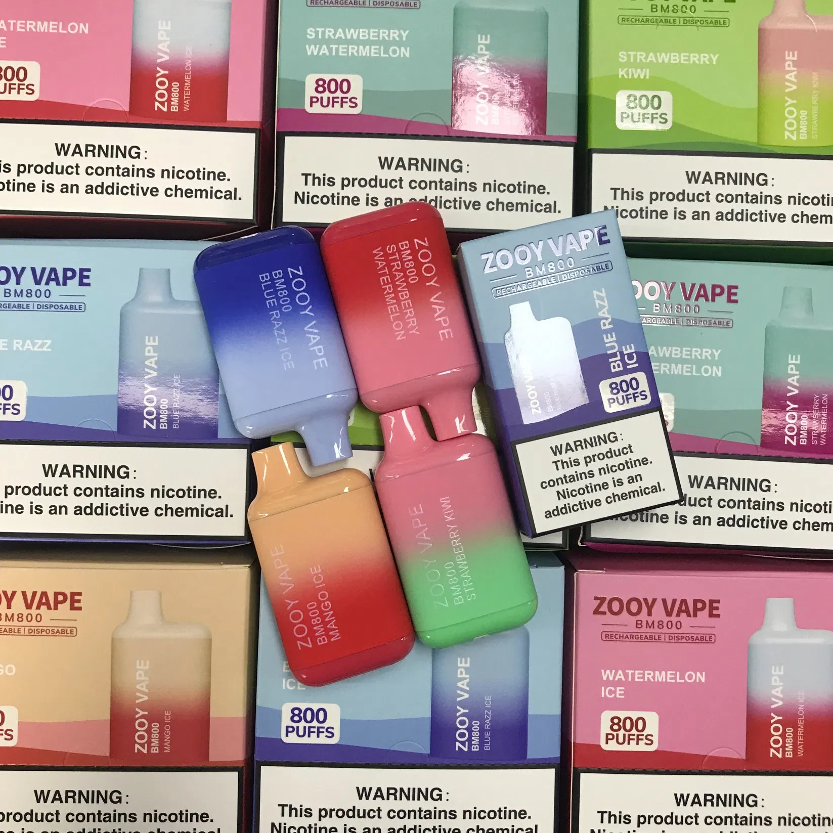 Zooy LARGE Puffs Nederland 800 Vape Pro