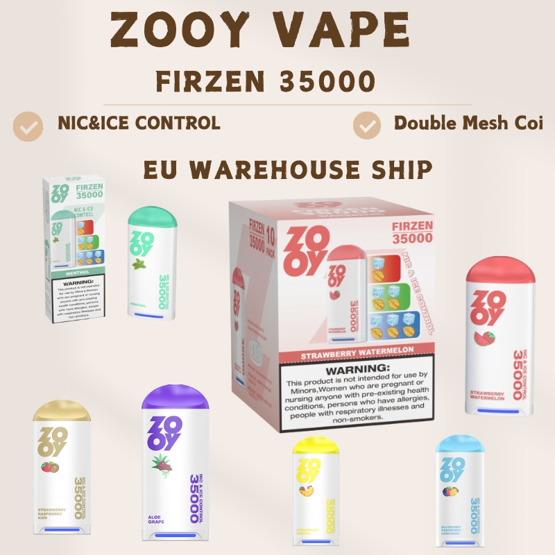 Zooy CE, ROHS Vape Pro 35000 Puffs Nederland Wholesale Eu Warehouse