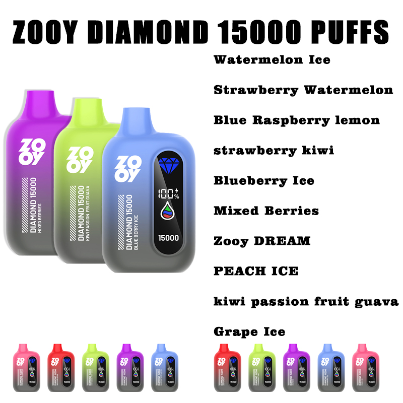 Zooy Disposable Vape Pro Bar LARGE Puffs Nederland 15000 E-cigarettes