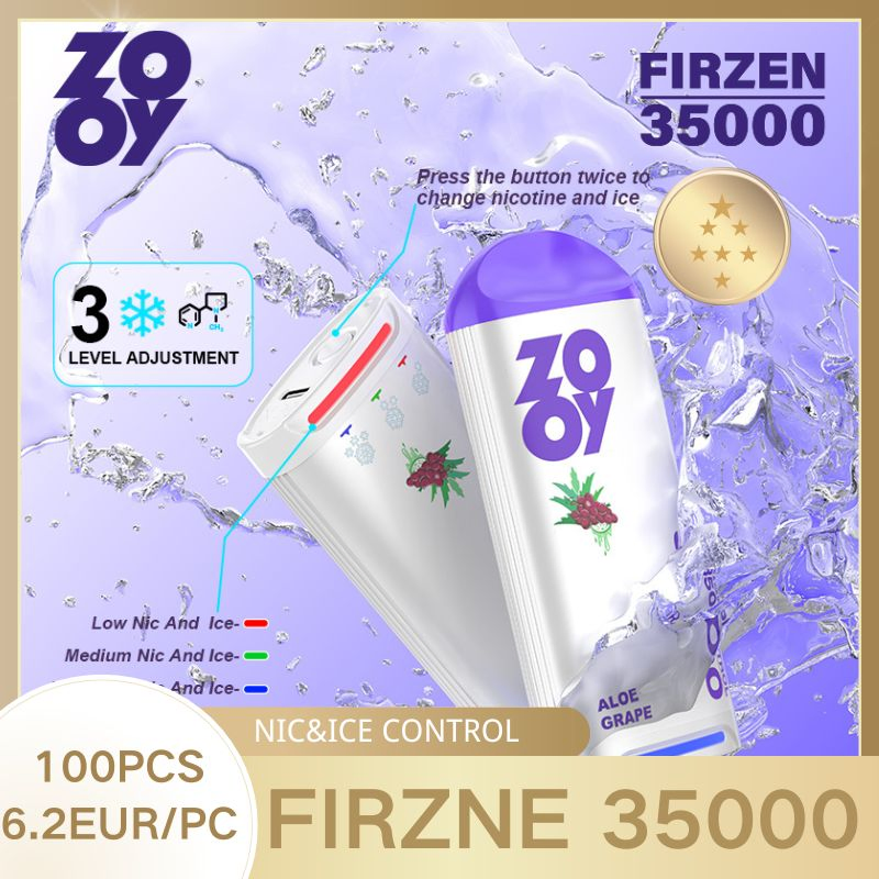 Zooy Disposable Vape Pro Bar FIRZEN 35000 Puffs Nederland