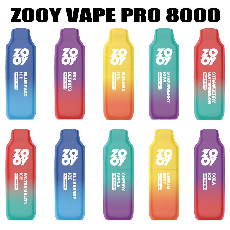 Zooy Disposable Vape Pro Bar Big Puffs Nederland 20000 E-cigarettes
