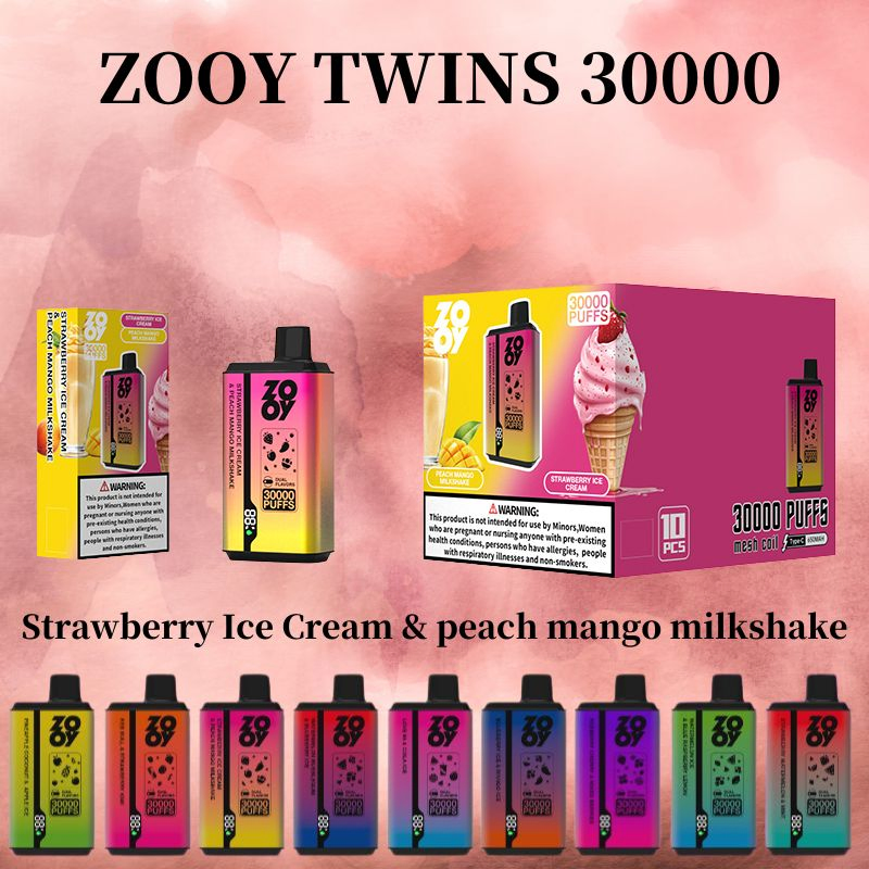 Disposable Zooy 30000 Puffs Nederland Vape Pro TWINS