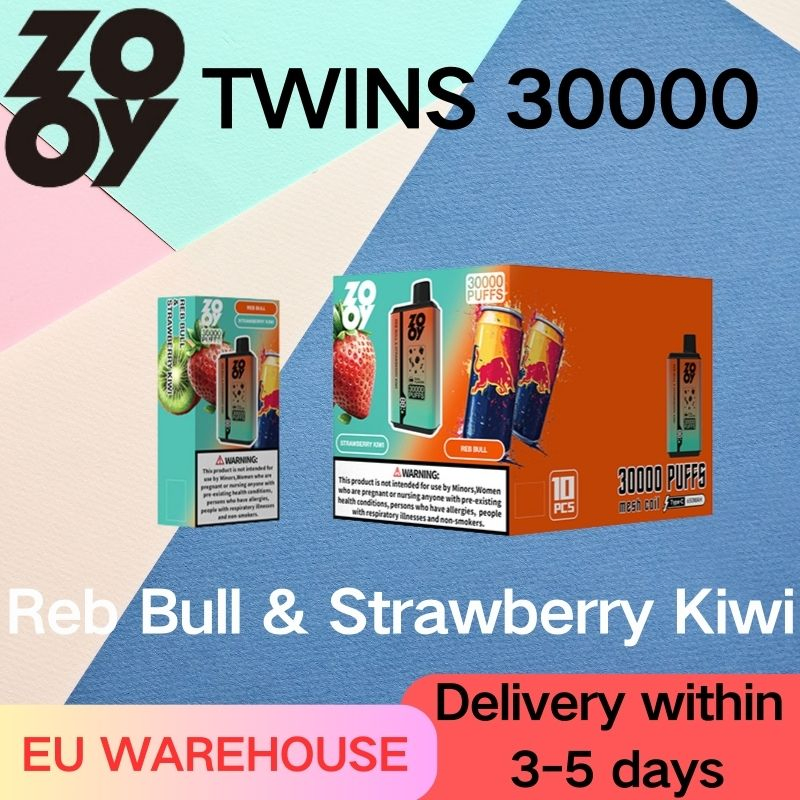 Disposable Zooy TWINS Vape Pro 30000 Puffs Nederland