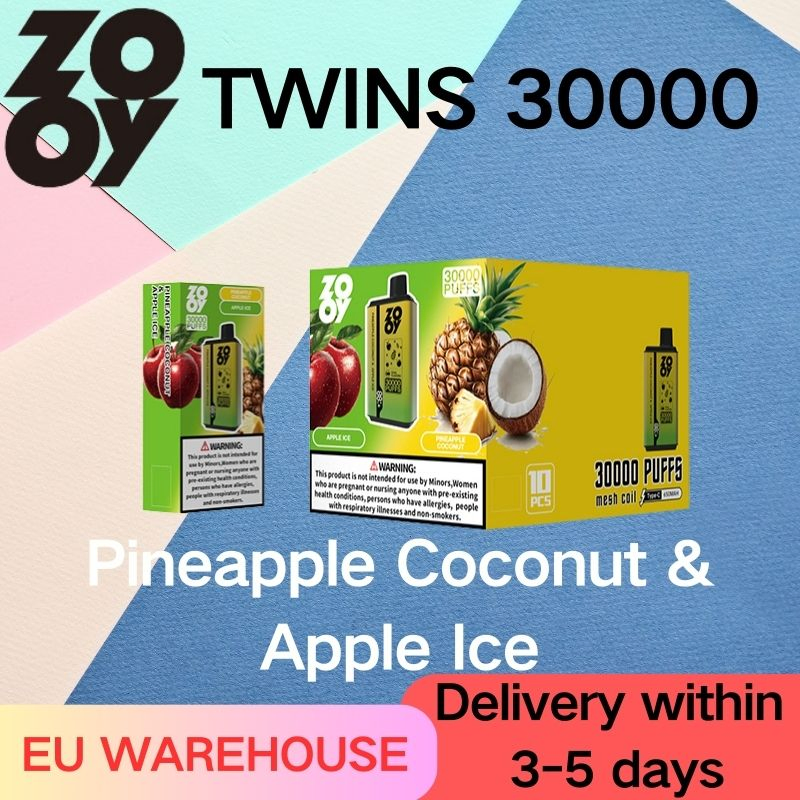 Disposable Zooy TWINS Vape Pro 30000 Puffs Nederland