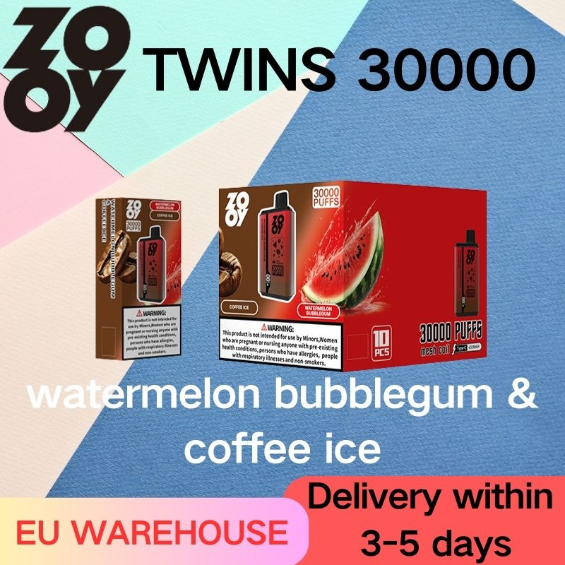 Disposable Zooy TWINS Vape Pro 30000 Puffs Nederland