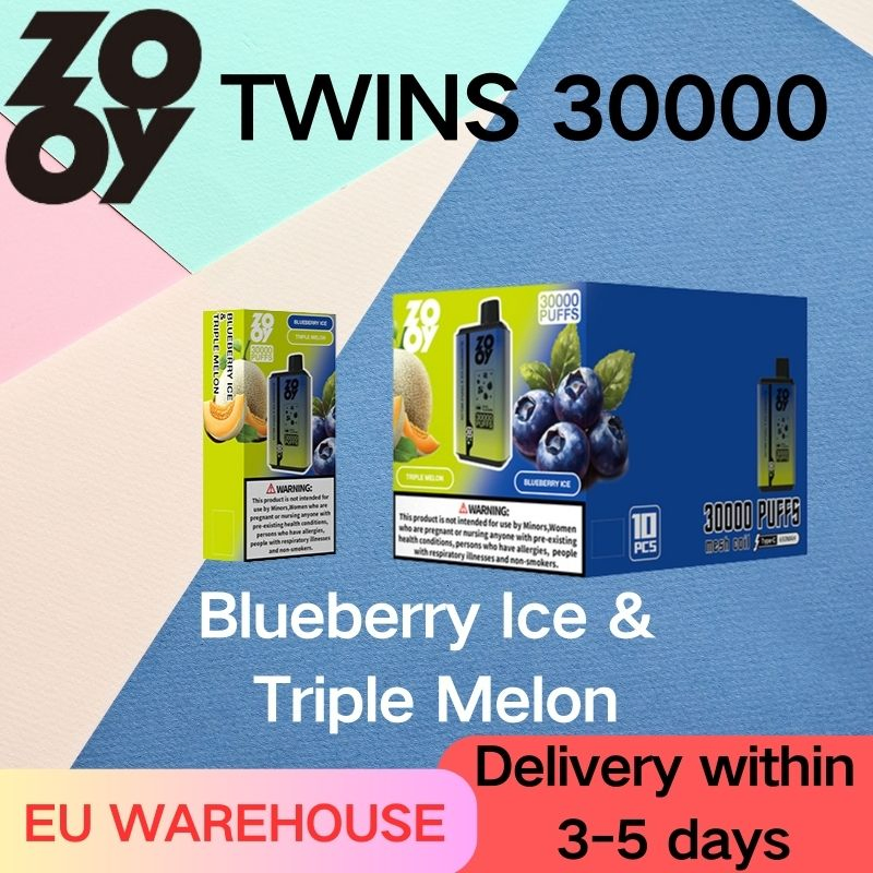 Disposable Zooy TWINS Vape Pro 30000 Puffs Nederland