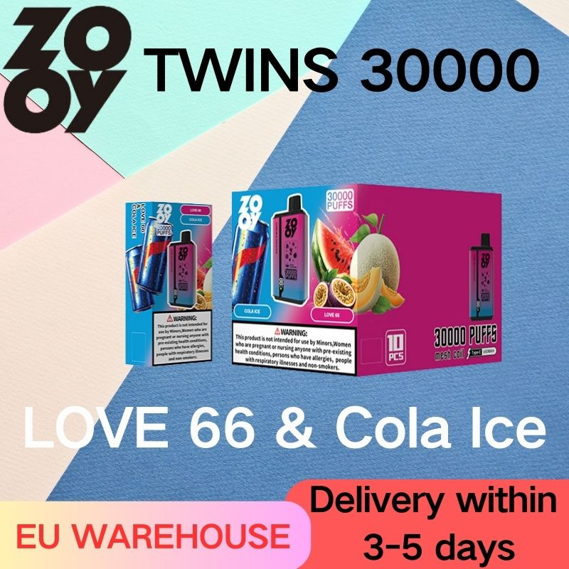 Disposable Zooy TWINS Vape Pro 30000 Puffs Nederland