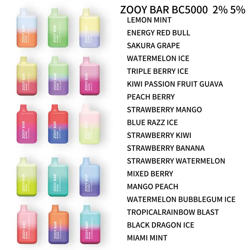 Zooy 5000 Puffs BC Vape