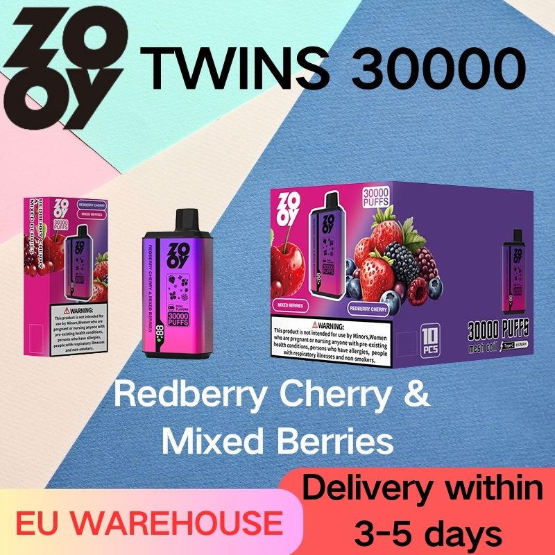 Wholesale Zooy 30000 Puffs Nederland TWINS Disposable Vape Pro