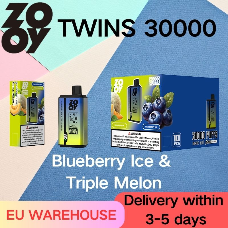 Wholesale Zooy 30000 Puffs Nederland TWINS Disposable Vape Pro