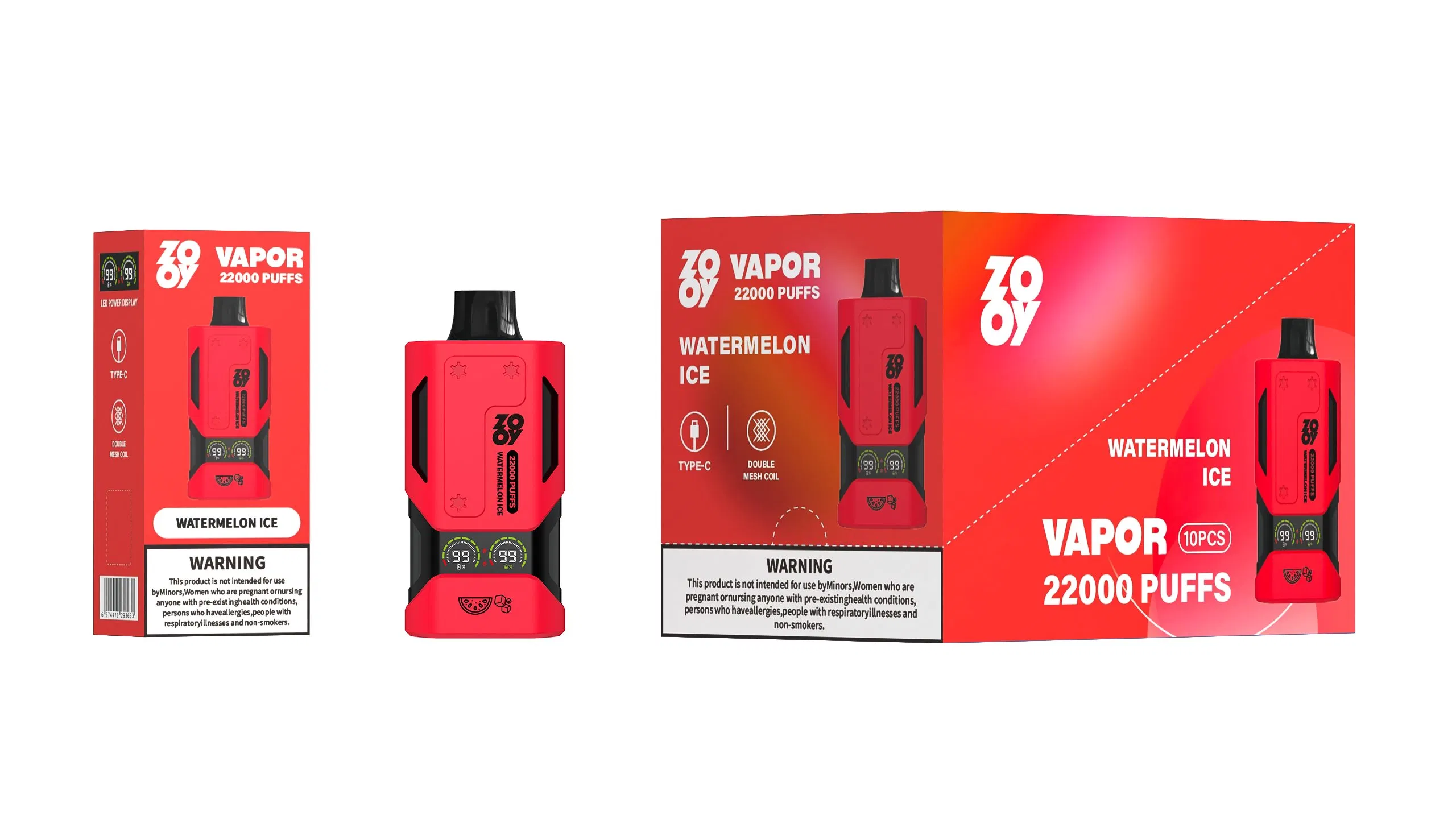 Zooy Bar Vape Pro VAPOR 22000 Puffs Nederland