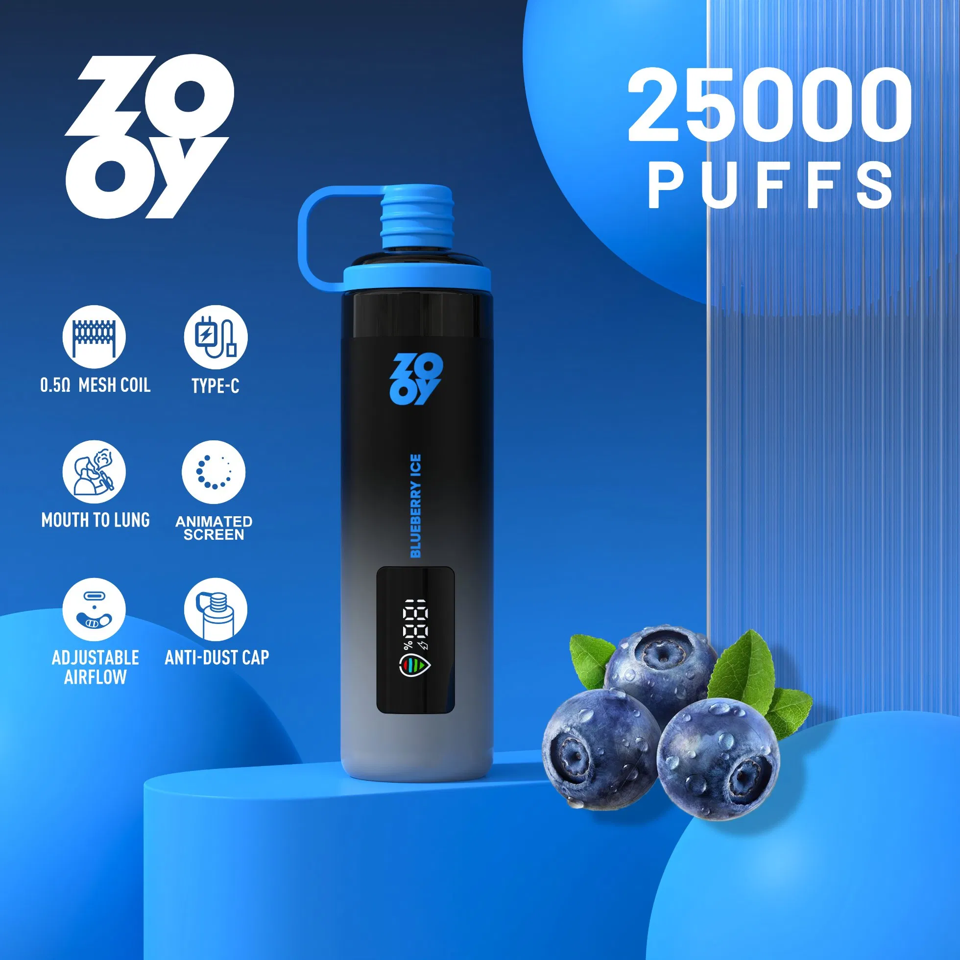 Zooy Bar 2 Puffs Nederland Disposable Vape Pro Bar