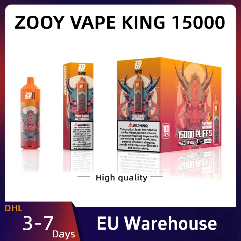 Zooy KING 15000 Puffs Nederland Disposable Vape Pro Pen