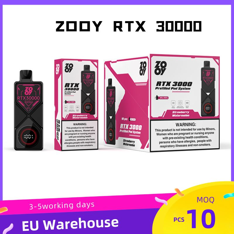 Wholesale Zooy Bar Vape Pro RTX + Puffs Nederland