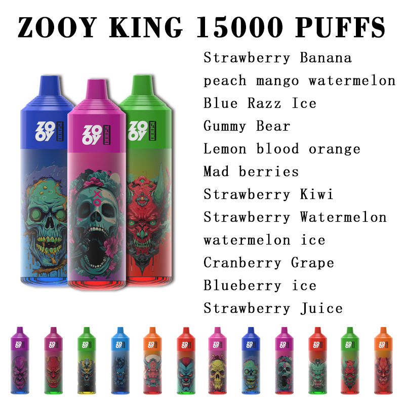 Wholesale Zooy Disposable Vape Pro Bar KING E-cigarettes 15000 Puffs Nederland