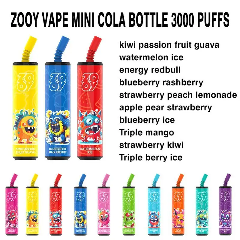 Zooy Bar Vapes MIN COLA BOTTLE 3000 Puffs