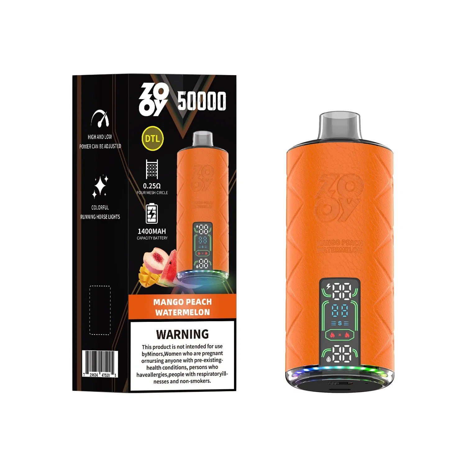 Disposable Zooy SHISHA Vape Pro 50000 Puffs Nederland