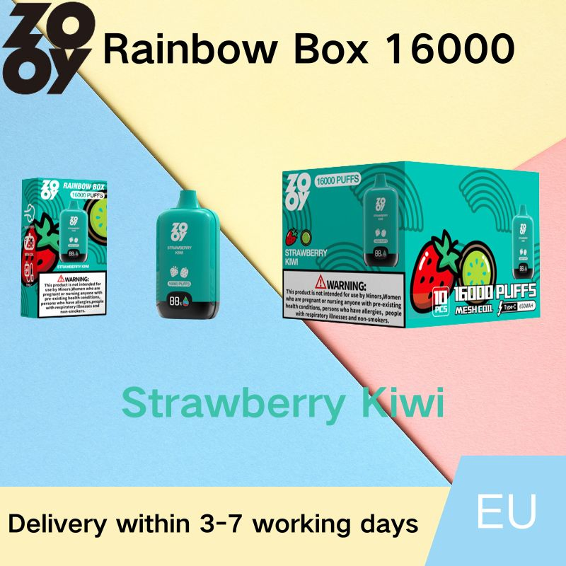Wholesale Zooy Disposable Vape Pro Rainbow box 16000 Puffs Nederland
