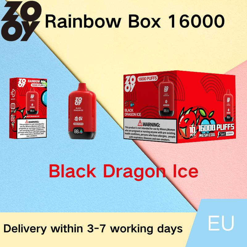 Wholesale Zooy Disposable Vape Pro Rainbow box 16000 Puffs Nederland